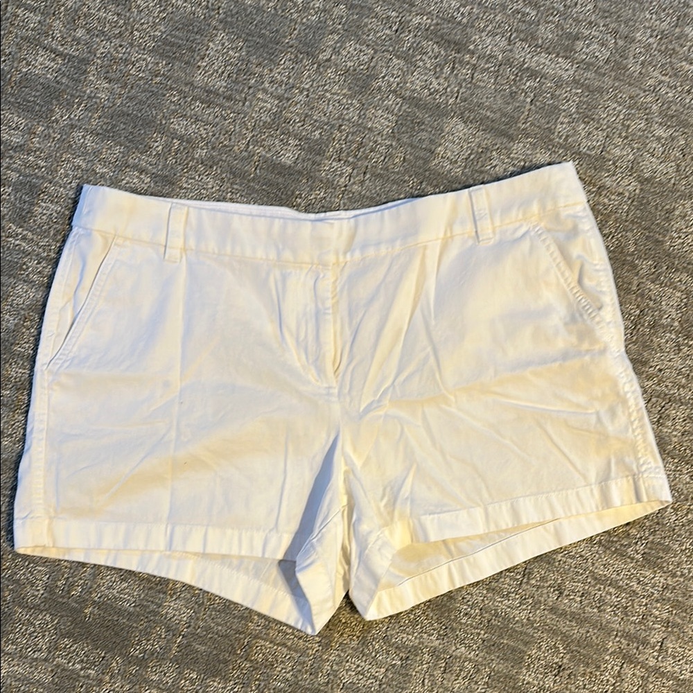 J.Crew white Chino short size 16